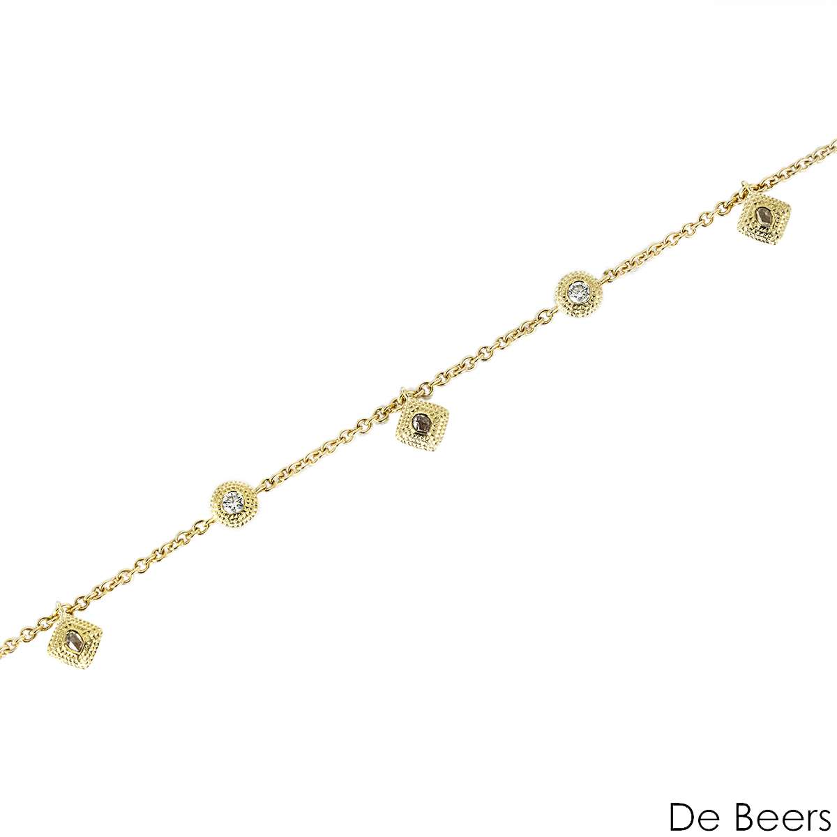 De Beers Yellow Gold Talisman Charm Bracelet B102173 De Beers Yellow Gold Talisman Charm Bracelet B102173